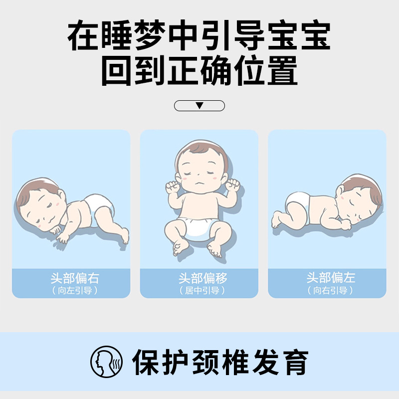 Almohada infantil de algodón de punto de verano para proteger la columna cervical para ayudar a dormir, un par de dormitorios de estudiantes, núcleo de almohada tridimensional individual