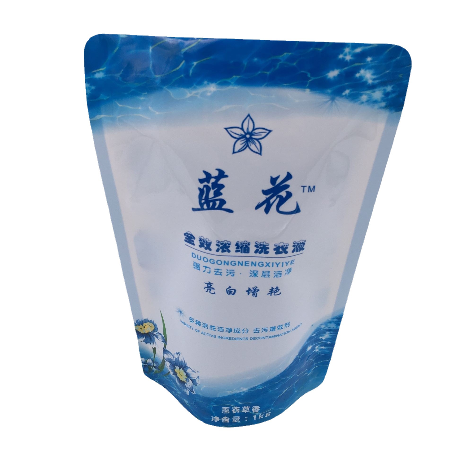 生产自立包装袋，粉末液体颗粒固体通用包装袋，洗衣液包装袋