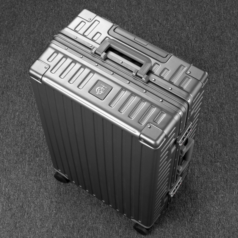 Exportado a Japón equipaje universal rueda 26 marco de aluminio caja de la carretilla 28 contraseña embarque caso 20 pulgadas 24 hombres y mujeres