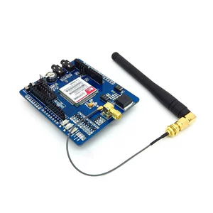 Одно -гликопейский микрокомпьютер модуль SIM900 GSM SMS GPRS Плата расширения модуля iComsAt Отправить антенну