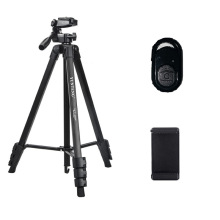 云腾668微单反相机三脚架手机直播摄影三角架投影仪支架钓鱼灯架