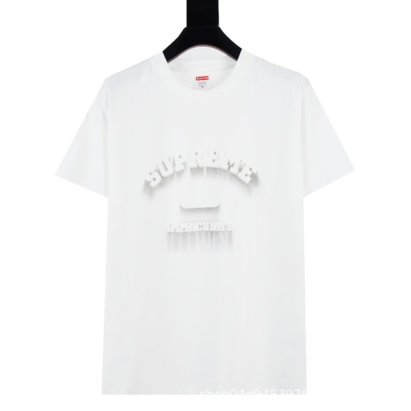 ヘビーウェイトクロスボーダー アメリカンファッション Supreme レタープリント Tシャツ BOX ラウンドネック 半袖 メンズ レディース ゆったり カジュアル Tシャツ 男女兼用|undefined