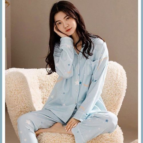 Women's Spring and Autumn Long Sleeve Cardigan Home New  Winter Loose Plus Size Set