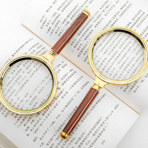 New High-Definition High-Magnification Handheld Magnifier 10x High-Magnification Reading Magnifier for Children, Students, and Elderly Wholesale
