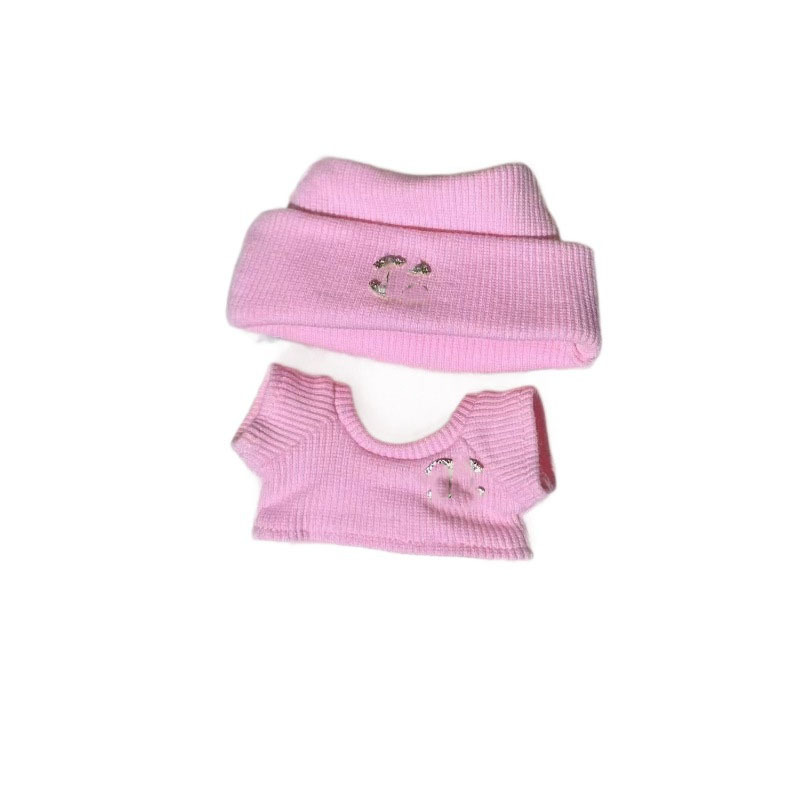 Ropa de limpieza Natasha Labubu ropa colgantes de ropa de muñeca de ropa de muñeca de alegría set de tendencia grande
