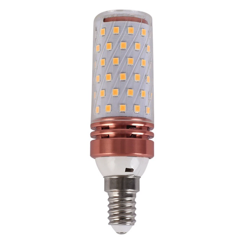 Три цвета диммер лампочки оптовые производители привели лысый сильный кукурузный светильник Тень свеча яркая лампа Количество выгодно