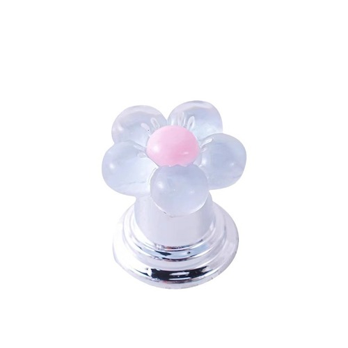 Cute flower toilet button for manicure, special bathroom water tank switch button, universal press, lid for flushing