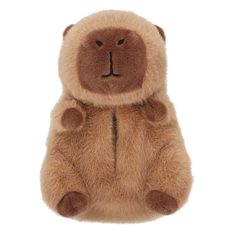 Креативный подвесной держатель для салфеток в виде капибары, милый кукольный органайзер для салфеток в машину