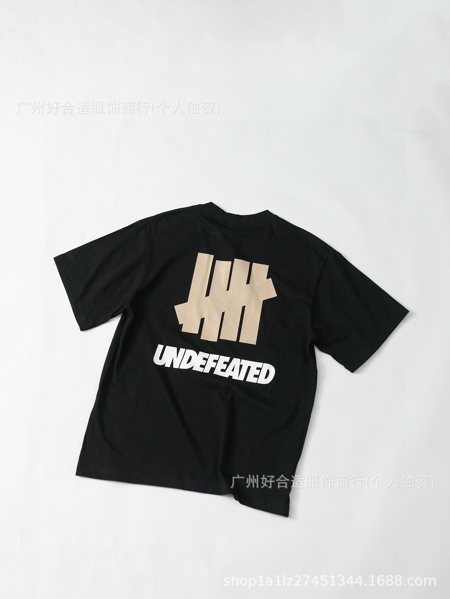 Undefeated Five Strike Logo T-shirt Black