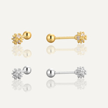SE0185 S925�y�W�����y�pɫ���Բ������Ͷ��Ů�14K����ʯ���