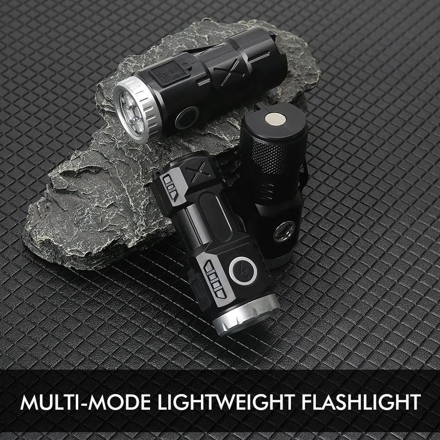 Nueva iluminación al aire libre transfronteriza linterna multifuncional de luz alta, lámpara de sujeción magnética móvil, linterna de luz alta