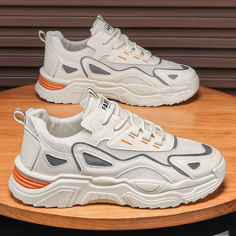 Zapatos de hombre 2026 nueva tendencia de invierno transpirables zapatos deportivos casuales para correr versátiles para estudiantes zapatos de altura de red