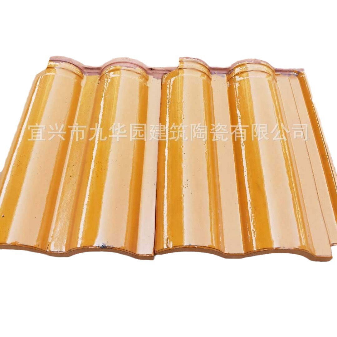 双筒瓦 宜兴琉璃瓦 别墅瓦屋面屋顶防水装饰瓦优质陶土瓦量大从优