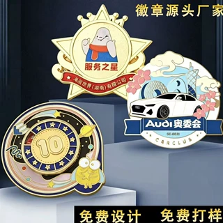 毕业季纪念徽章定制同学聚会留念公司工牌企业活动纪念徽章