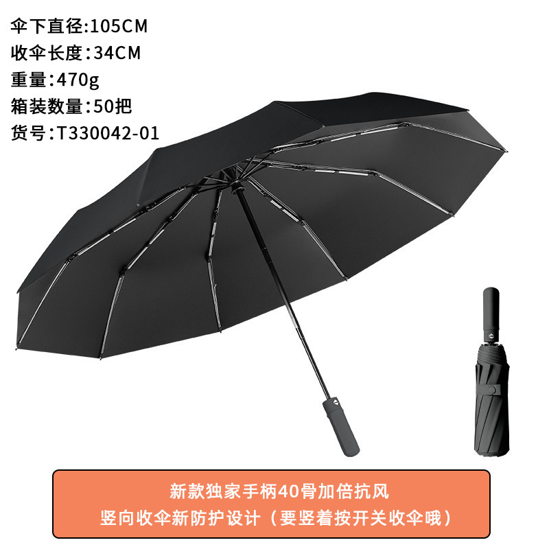 晴雨两用折叠自动伞大号防晒雨伞批发遮阳抗风暴感手动伞黑胶|undefined