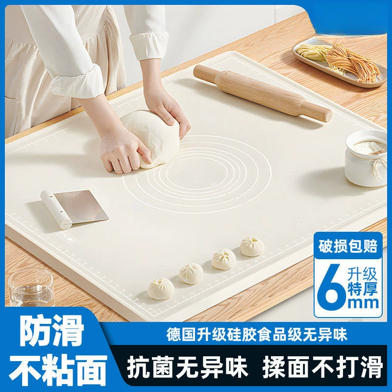 Немецкий силиконовый коврик, панель для замешивания, бытовой антипригарный коврик для раскатки, нескользящий утолщенный коврик для теста