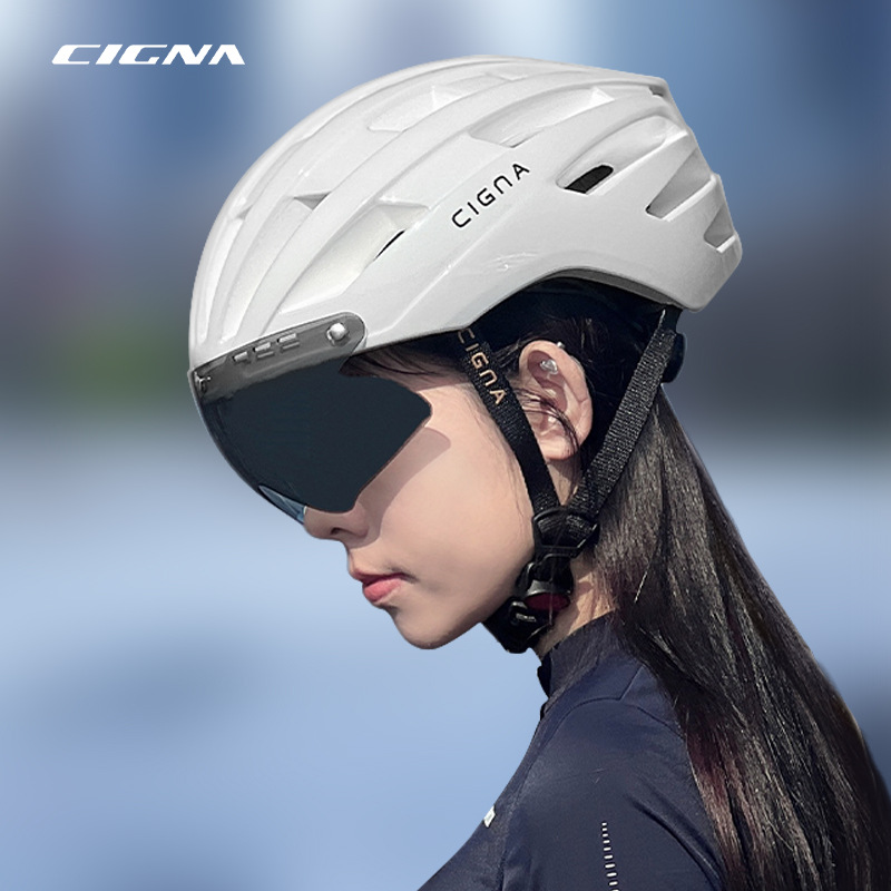 Велосипедный шлем CIGNA TT-78 белый, размер M
