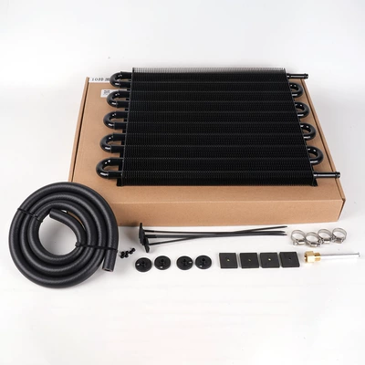 Soyutma sisteminin digər hissələri: condenser, pipe-type oil cooler - 10-rows-black