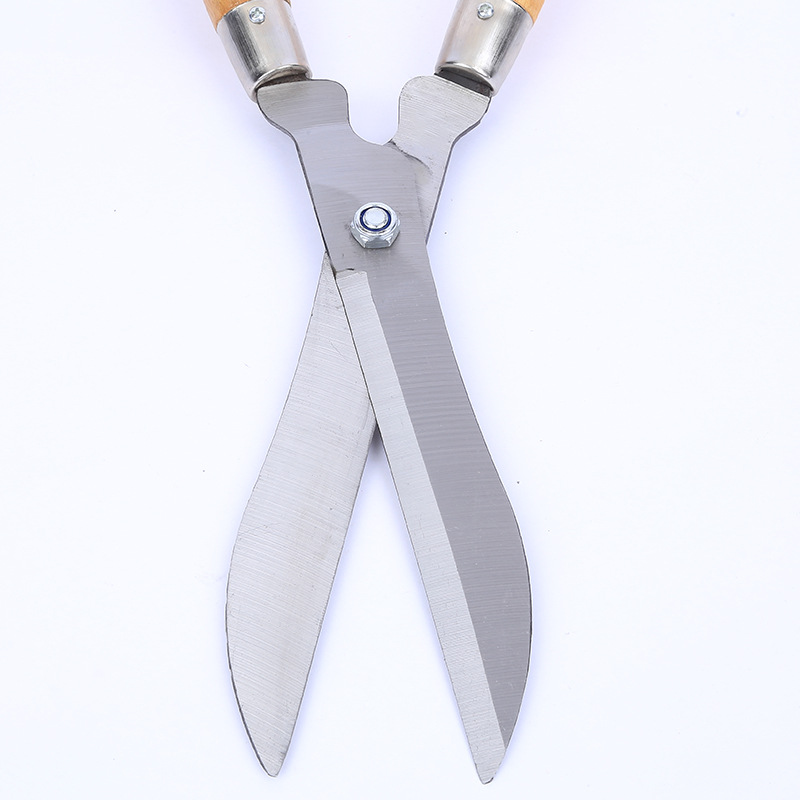 Corte de césped de mango de madera cortadora de setos cortadora de ramas cortadora de ramas gruesas jardín cortadora de césped verde cortadora de ramas altas cortadora de ahorro de mano de obra