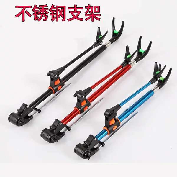 Retractable Stainless Steel Battery Bracket for Fishing Rod Bracket for Fishing Box