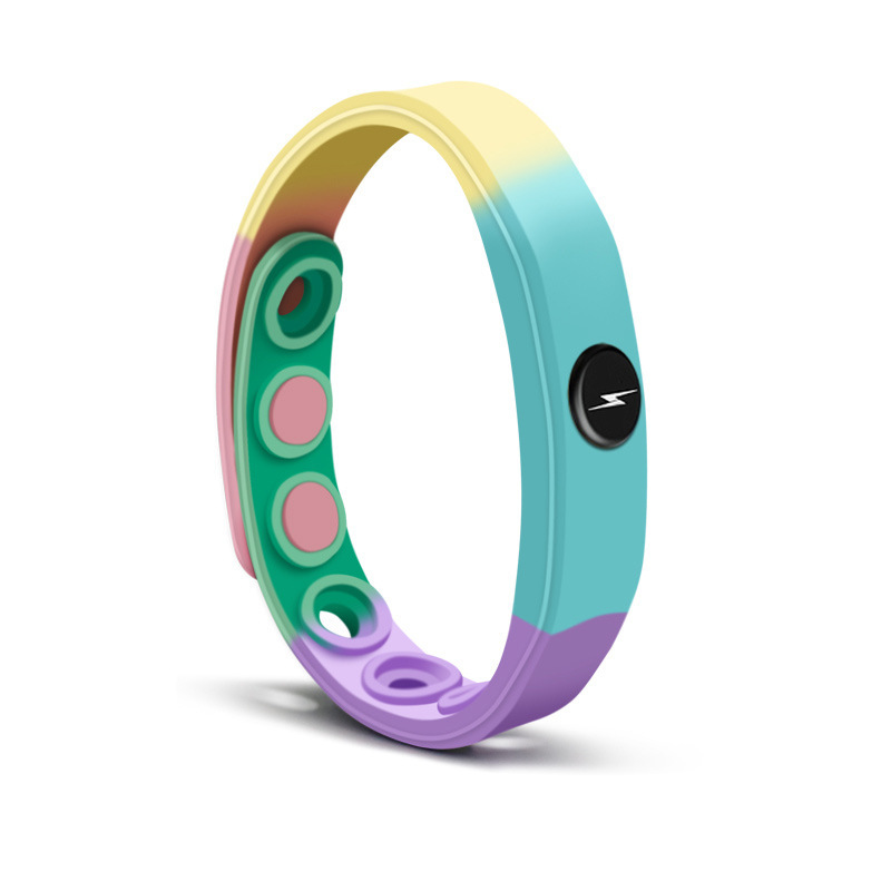 Pulsera antiestática de silicona pulsera antiestática inalámbrica pulsera de energía estática de iones negativos deportes de silicona al aire libre