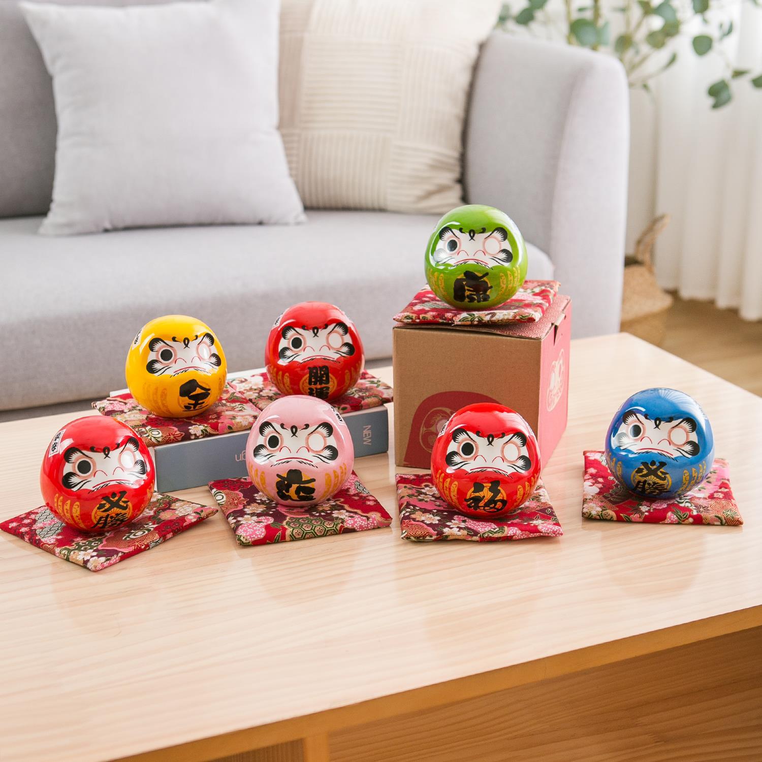 Creativo afortunado poco Damo decoración Damo huevo sushi restaurante apertura regalo decoración de entrada del Hogar