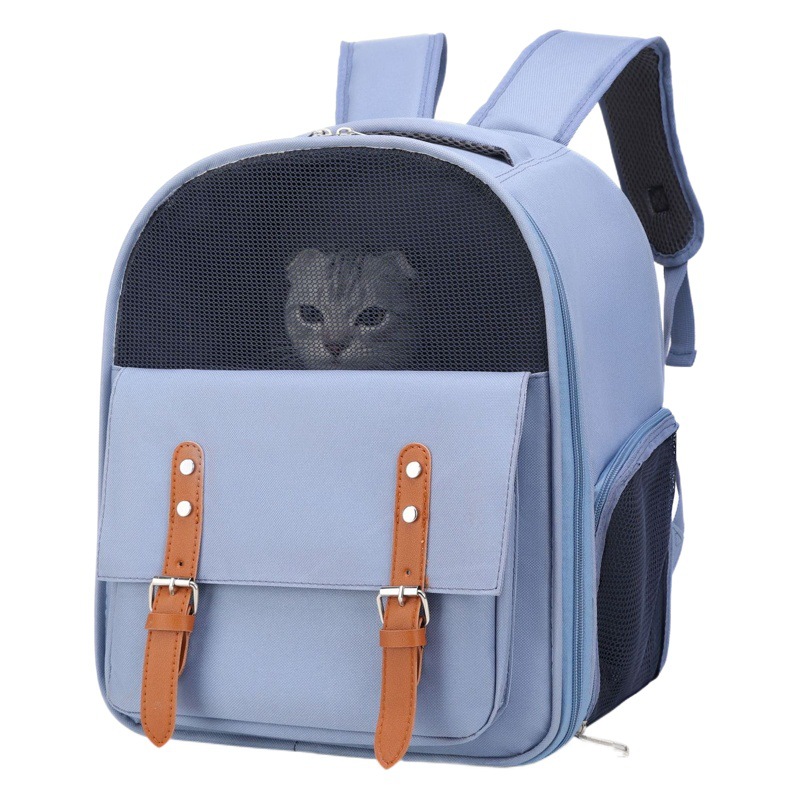 Suministros para mascotas Amazon nuevo gato bolsa de salida bolsa portátil transpirable de gran capacidad para mascotas mochila gato mochila