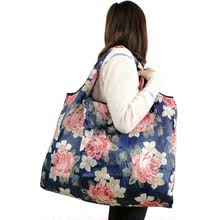 日本時尚超大容量可折疊購物袋旅行尼龍環保袋便攜超市媽媽買菜包