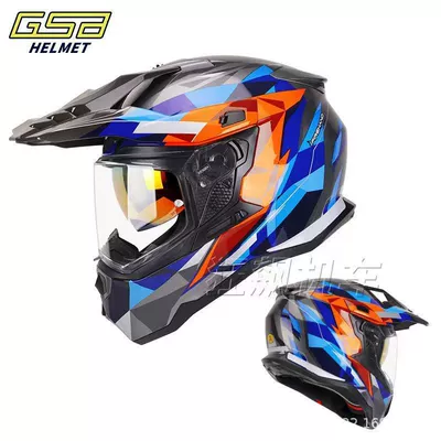 Xp22 Dual-Lens Motorcycle Full-Face Helmet for | Motorcycle Helmet Headset - crystal-dual-lens-m-recommended-head-circumference-54-55