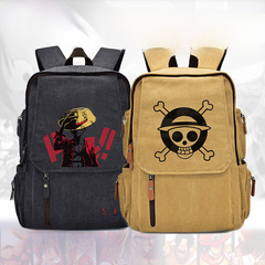 Cross-border new anime backpack Dragon Ball Naruto Luffy Totoro joint school bag One Piece large capacity backpack