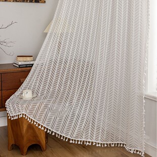Handmade crochet hollow spike he transparent curtain screen bedroom living room bay window Amazon cross-border factory wholesale