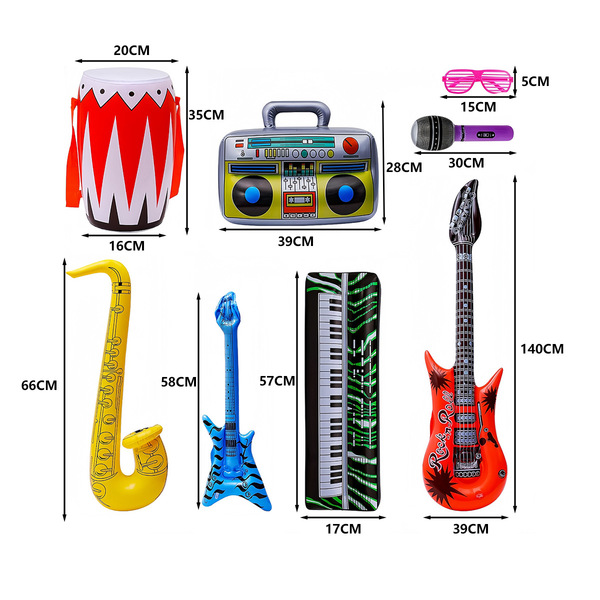 children's inflatable musical instruments