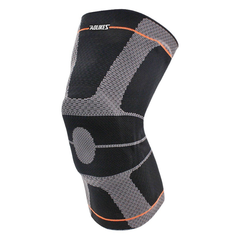 Rodillera plana doméstica baloncesto corriendo silicona amortiguador primavera soporte transpirable montañismo al aire libre montar rodilla plana pad