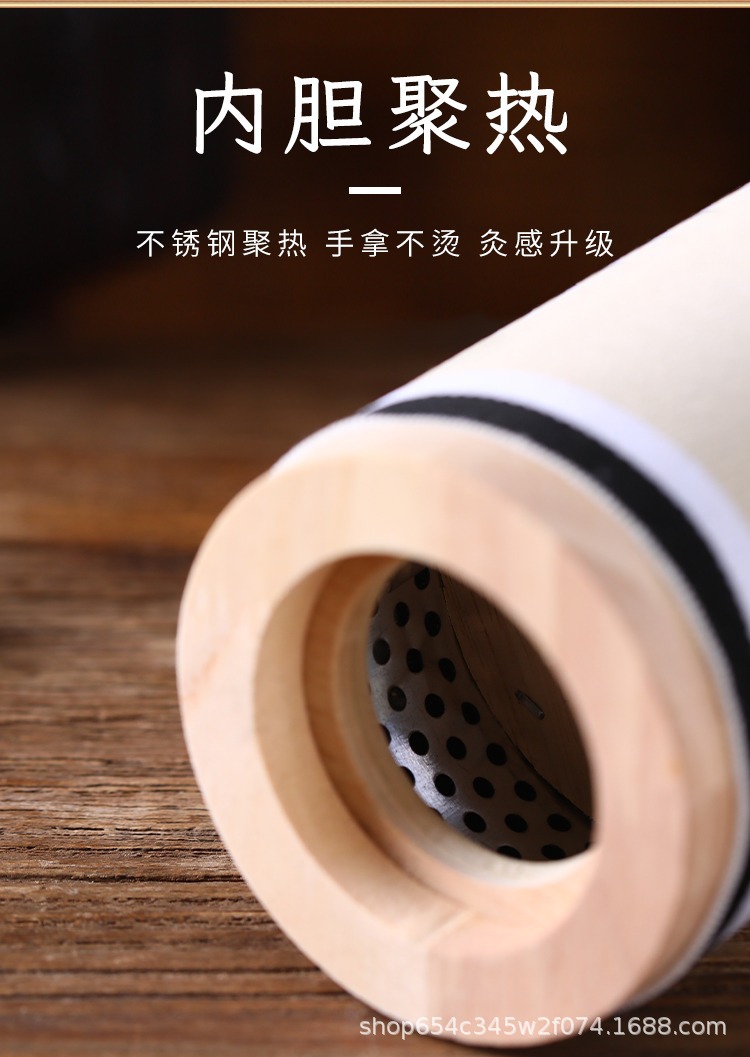 Smokeless Moxibustion Box Portable Moxa Warmer Set with Straps for Home Warming Therapy specifications