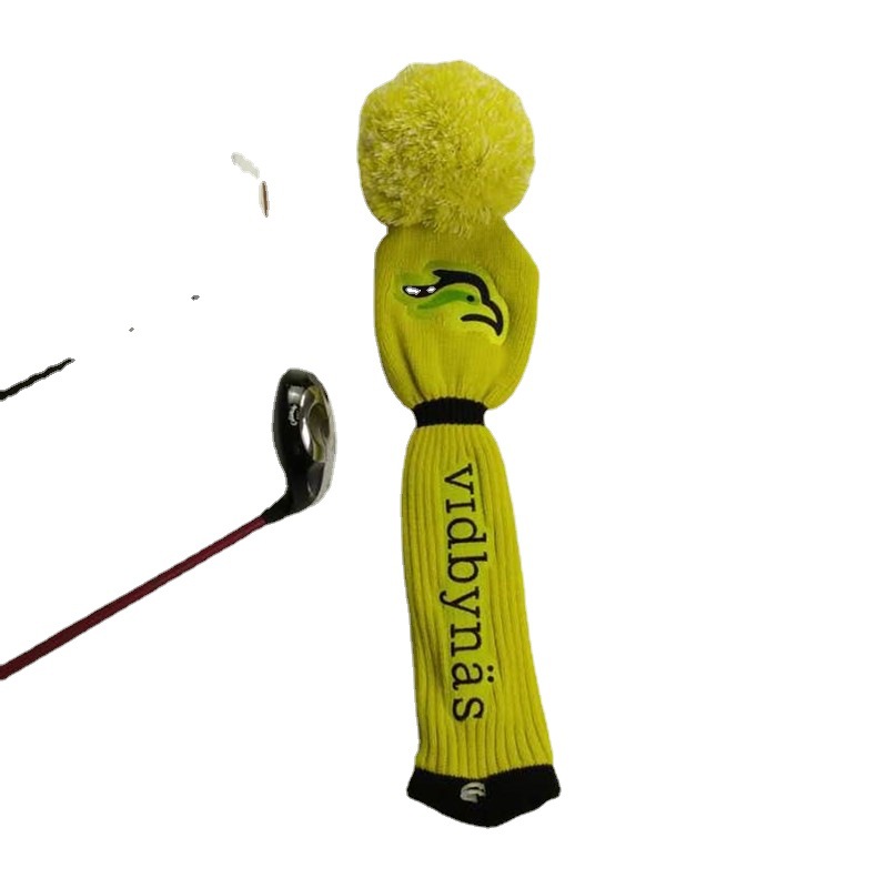 Juego de golf cubierta protectora Jacquard de lana de punto conjunto de golf conjuntos de diseño de pruebas al por mayor