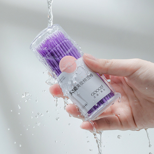 Beauty nano cotton single-head ear-picking makeup remover stick with pointed tip, small tip, extremely fine and ultra-fine, non-disposable