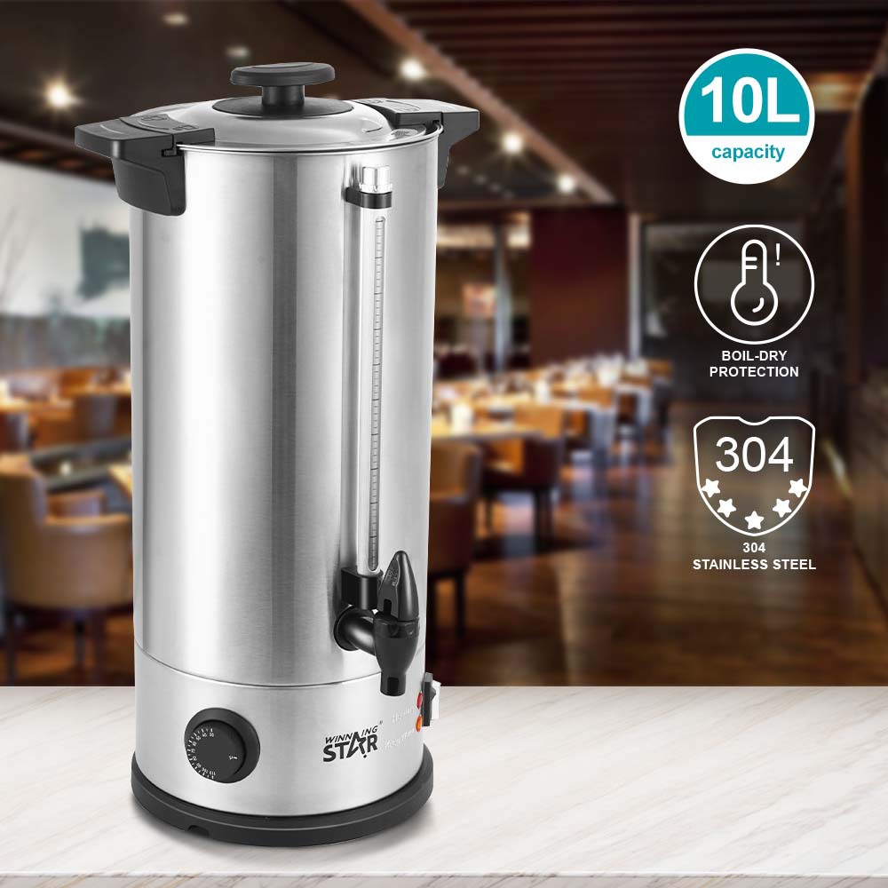 Winning star Cross-border doméstico 10L perilla de acero inoxidable que ajusta la temperatura y la preservación del calor