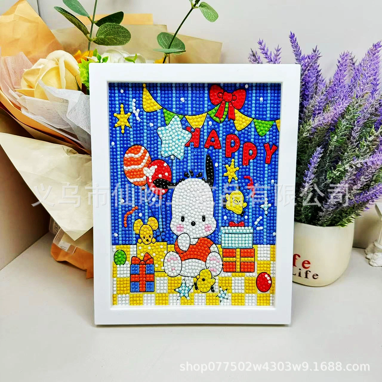 Набор для алмазной живописи Sanrio Kuromi, 17×22 см пластиковая рамка, набор для творчества DIY для детей