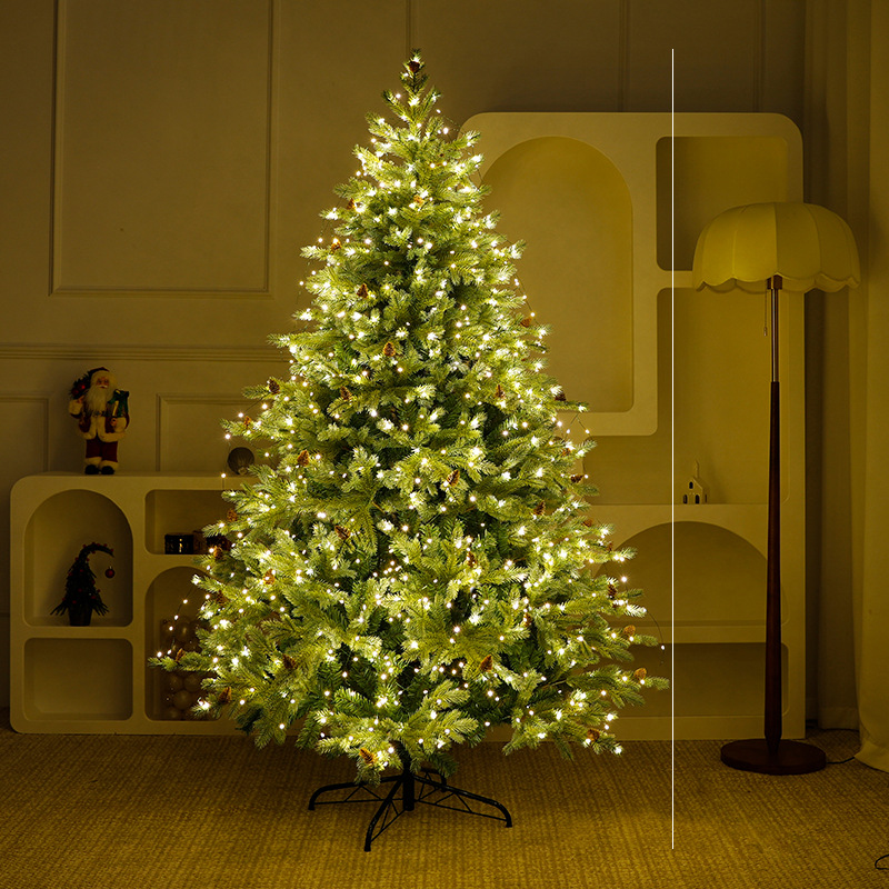 Nuevo árbol automático de cifrado árbol de Navidad casero DIY decoración de Navidad decoración de escena