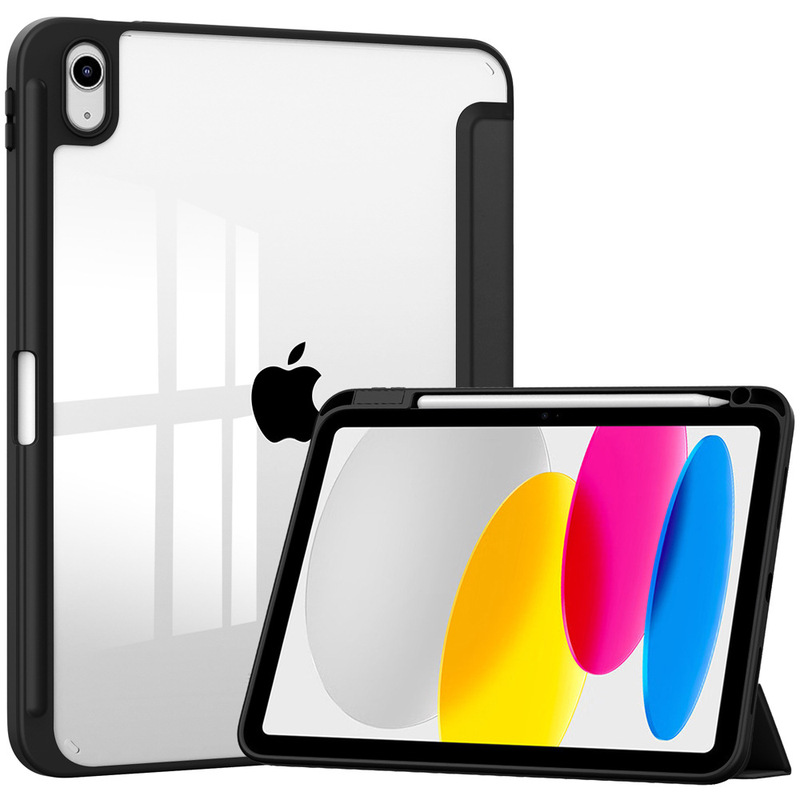 Suitable for iPad A16 2025 Tablet Protective Case iPad 10Th Generation 10.9 Inch 2022 Acrylic Pen Slot Soft Case