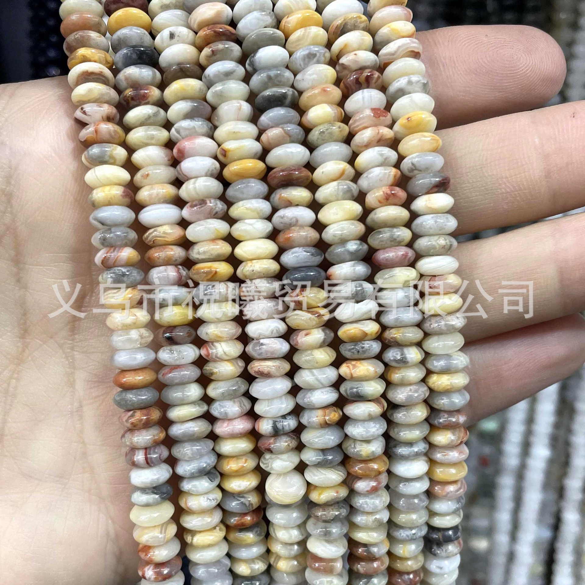 Natural ore jade, beads, accessories, bead bracelet, 3×6mm, geolocation function, wholesale