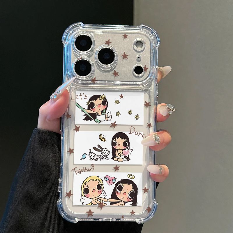 Xingxing Xiaoyu Is Suitable for Apple 17Promax Mobile Phone Case 15 14 Four Corners 13 Transparent 16 Anti-Fall 11 Airbag 12 Xingxing Xiaoyu Is Suitable for Apple 17Promax Mobile Phone Case 15 14 Four Corners 13 Transparent 16 Anti-Fall 11 Airbag 12