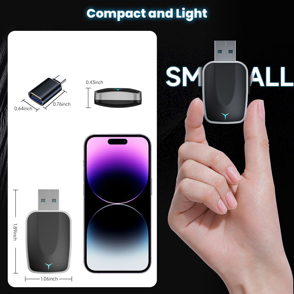 Wireless Carplay Box Apple Android Smart Car Connectivity Box Car Carplay Adapter