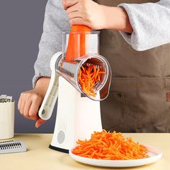 Kitchen chopper new style drum chopper hand crank shredder wave blade potato slicer shredder string cutter