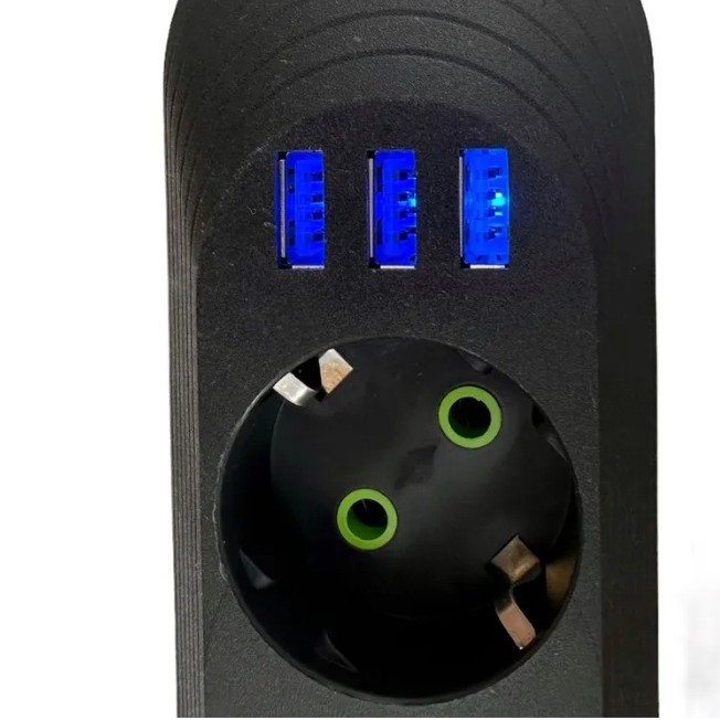 Ventas en caliente de Rusia enchufe europeo comercio exterior cable de extensión de alimentación USB enchufe transfronterizo al por mayor