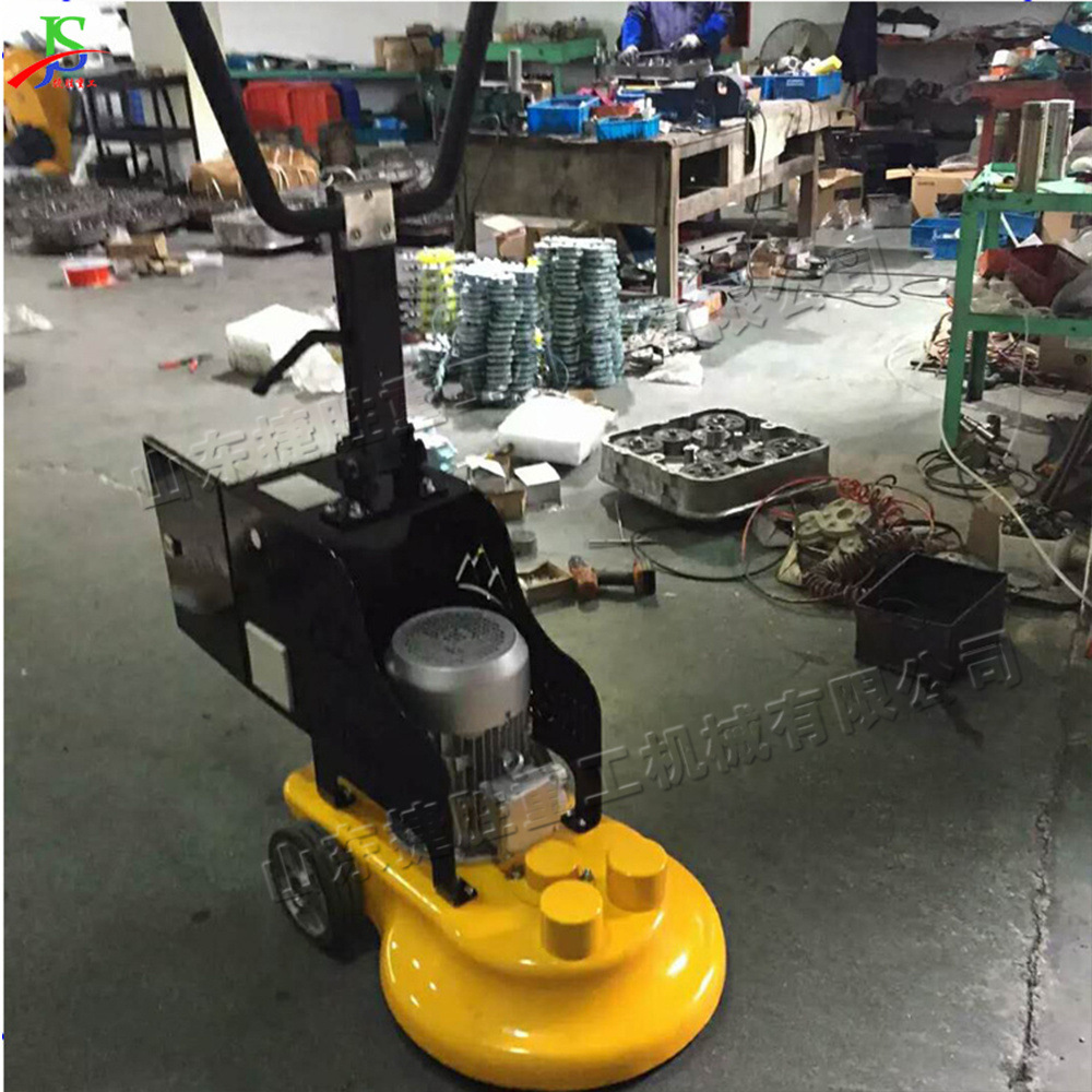 Máquina de pulido alto de piso epoxi pequeño Máquina de pulido de reacondicionamiento de piso de empuje manual Máquina de pulido de lobby de hotel