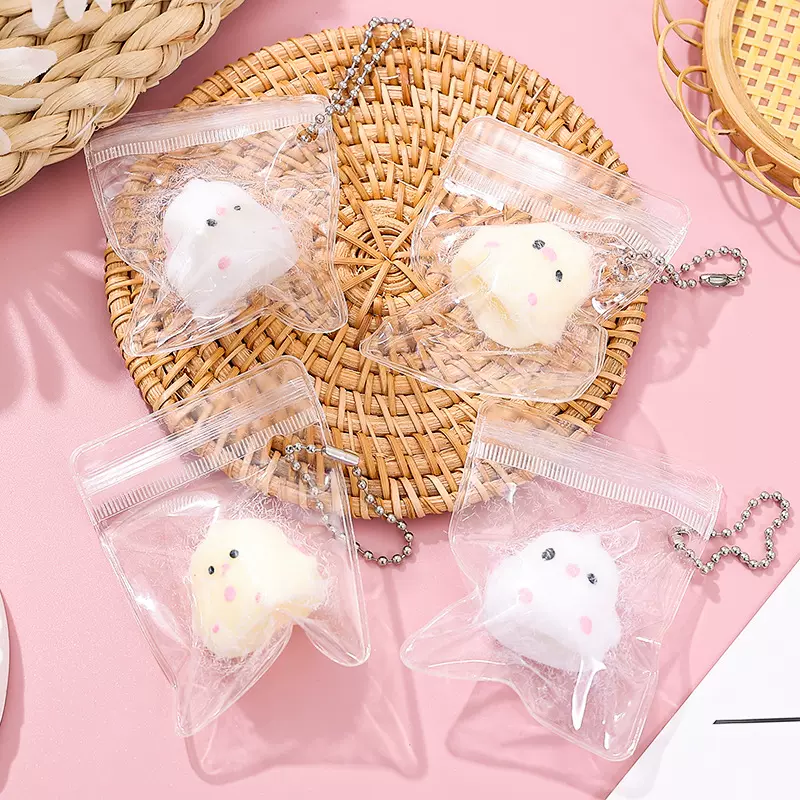 小鸡捏捏乐解压玩具迷你捏捏慢回弹烂泥手感仿真动物钵钵鸡崽挂件