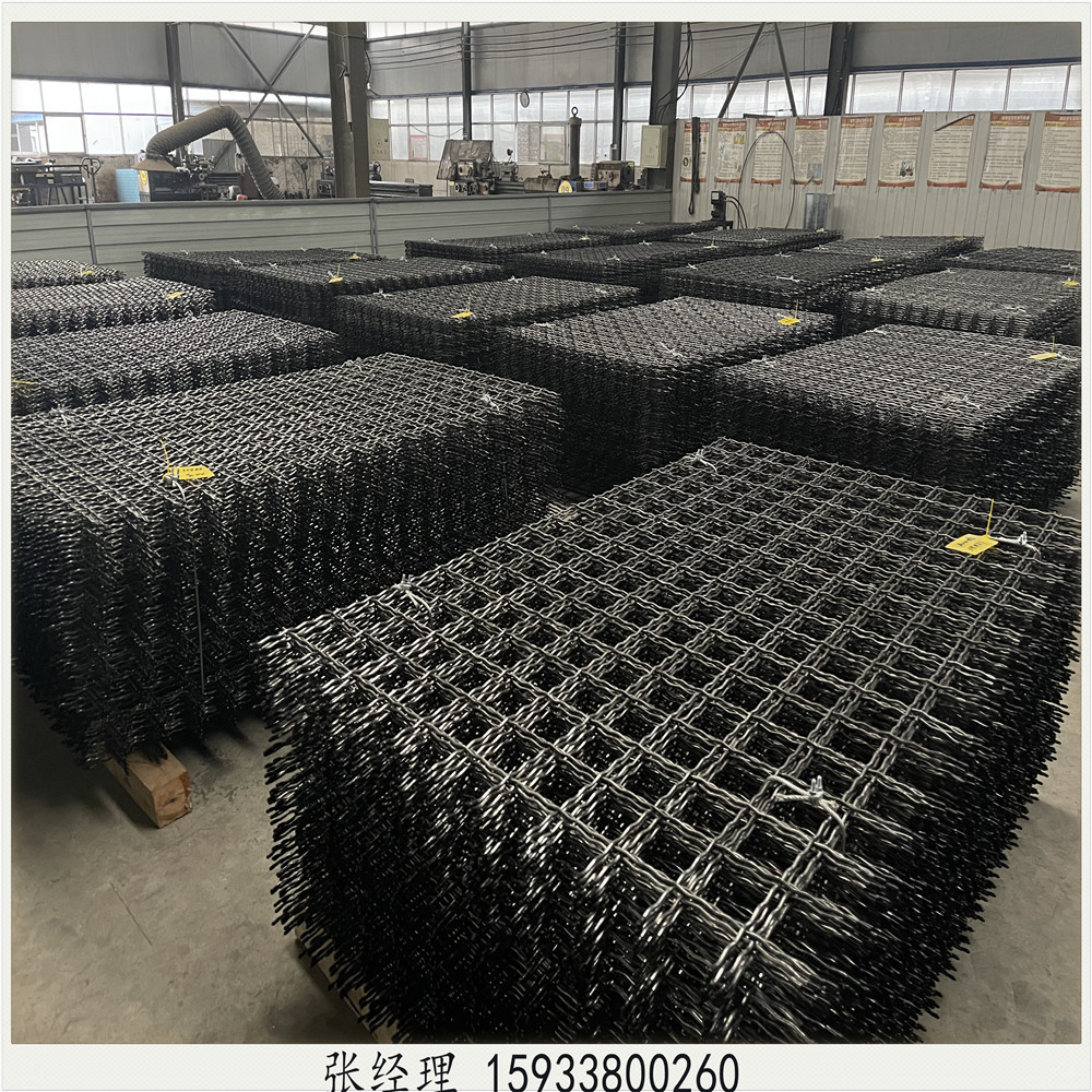 河北金路厂家生产矿用锚网 轧花网 井下支护网片 实体工厂丝径6.0