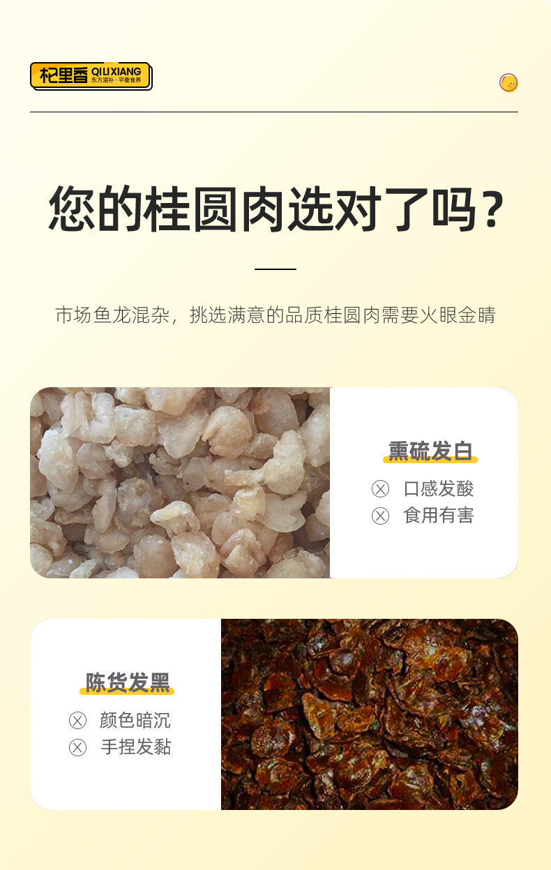Dried Longan Meat Seedless 250g Jar Fujian Large Fruit Ready to Eat for Tea and Soup key features