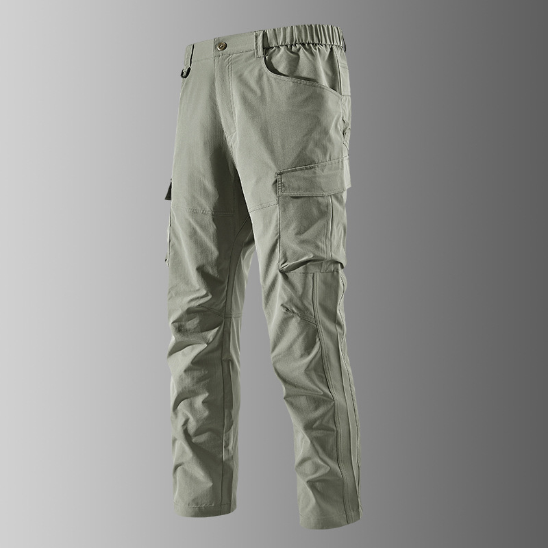 Autumn Outdoor Men's Casual Pants Men's Sports Cargo Pants Men's Elastic Multi-Pocket Assault Pants Hiking Pants Wholesale
